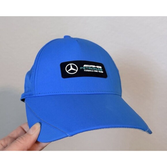 PUMA Other - PUMA  Mercedes Petronas Blue F1 Hat Cap Blue Races Adjustable